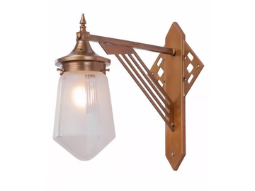 PRAGUE I - Handmade brass wall lamp by Patinas Lighting - view 2